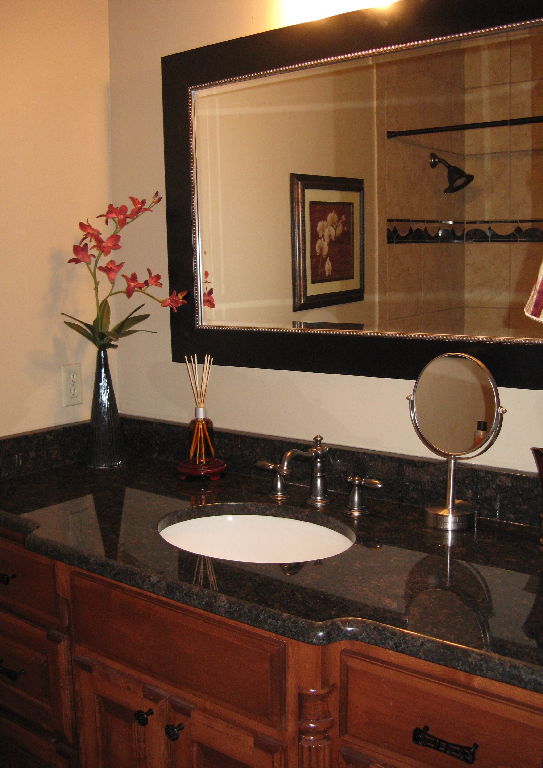 bathroom remodel w/custom tilework & cabinetry